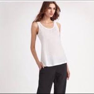 EILEEN FISHER SEQUIN NECK TANK TOP